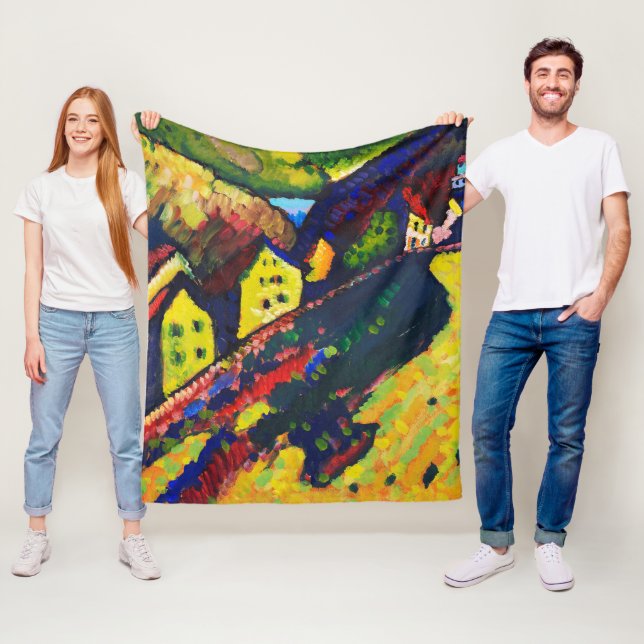 Manta Polar Casas en Murnau, Wassily Kandinsky (In situ)