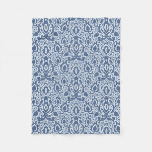 Manta Polar Casbah Damask de Blue Gray