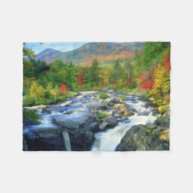 Manta Polar Cascada Flume | Montañas Adirondack (Frente (Horizontal))