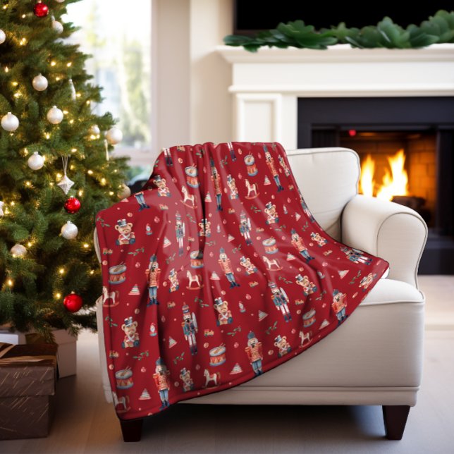 Manta Polar Cascanueces (Nutcracker Fleece Blanket
)