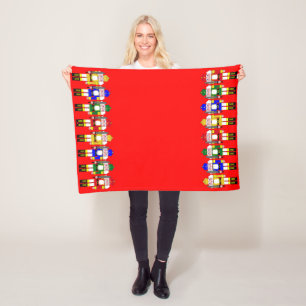 Manta Polar Cascanueces del navidad