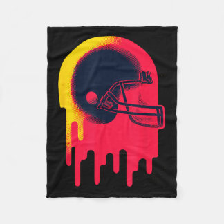 Manta Polar Casco de Fútbol Americano Día de Juego Helado Gote