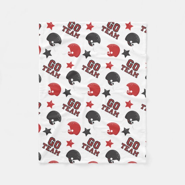 Manta Polar Casco de Go Team Football (Anverso)