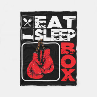 Manta Polar Casilla de sueño - Boxeo Boxeador de Gimnasio Boxe