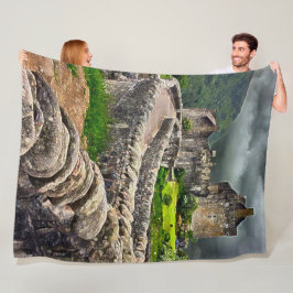 Manta Polar Castillo Eilean Donan, Arte Acrílico de Escocia