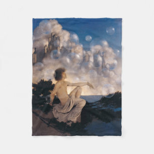 Manta Polar Castillos Aéreos de Maxfield Parrish 1904 Fantasía