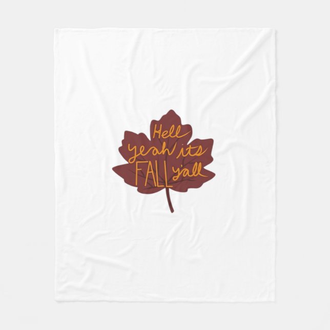 Manta Polar Casual creativo en otoño (Anverso)