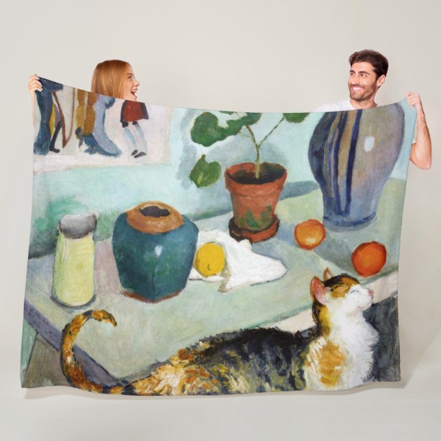 Manta Polar Cat and Still Life, August Macke (In situ)