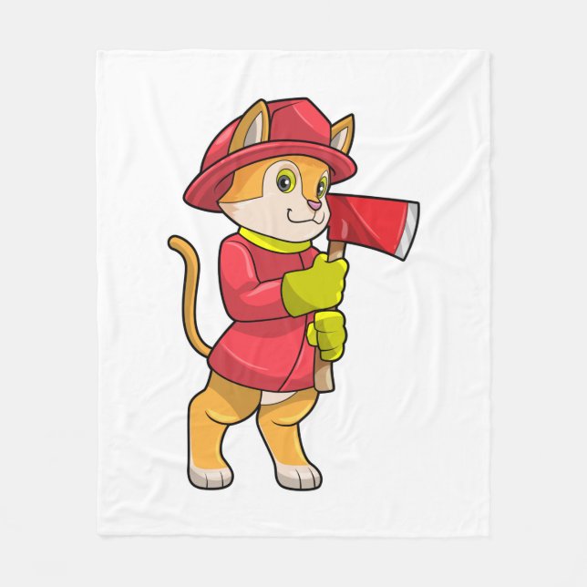 Manta Polar Cat as Firefighter with Ax (Anverso)