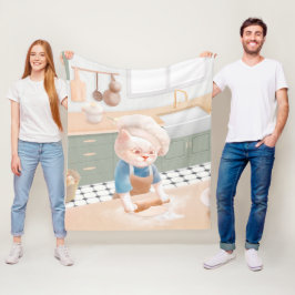 Manta Polar Cat Baker Baby - Acogedor Kneading