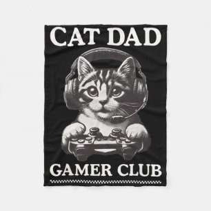 Manta Polar Cat Dad Gamer Club Video Games Gaming Cat Player F