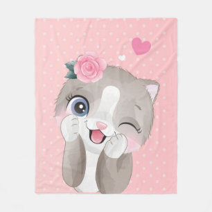 Manta Polar Cat Lover Pequeños gatitos