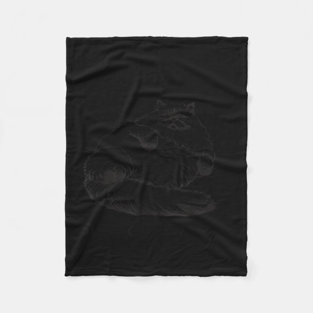 Manta Polar Cat Mother I Am But Skin And Bones  (Anverso)