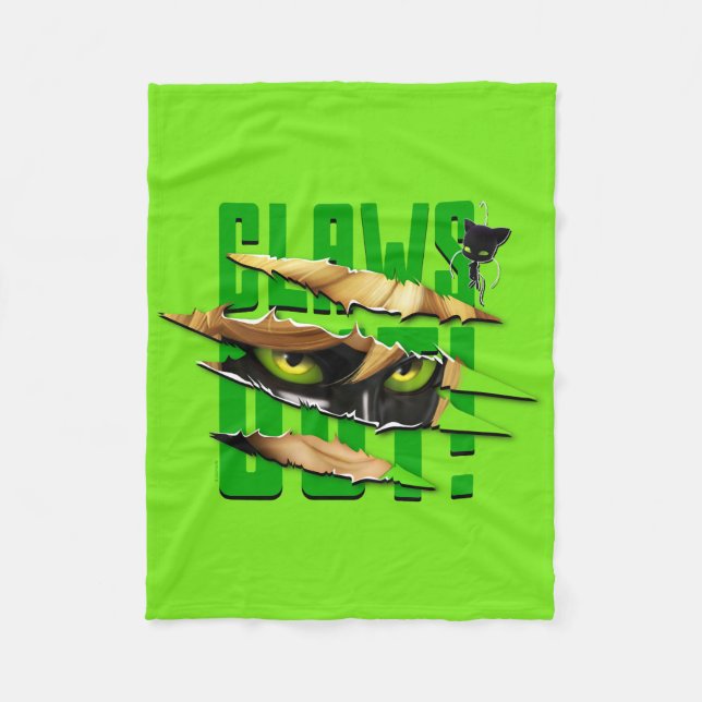 Manta Polar Cat Noir & Plagg | Clawout (Anverso)