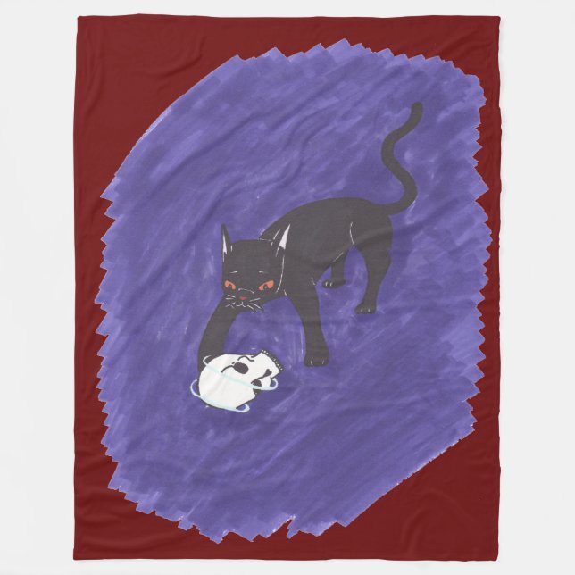 Manta Polar Cat & Skull (Anverso)