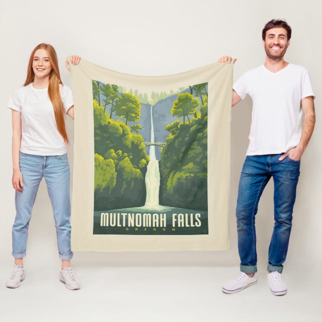 Manta Polar Cataratas Multnomah | Oregon (In situ)