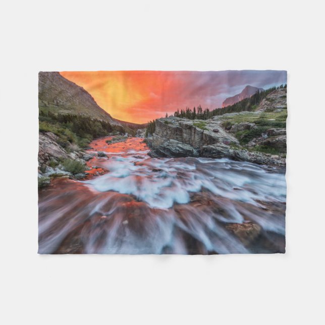 Manta Polar Cataratas SwiftCurrent | Parque nacional Glaciar M (Frente (Horizontal))