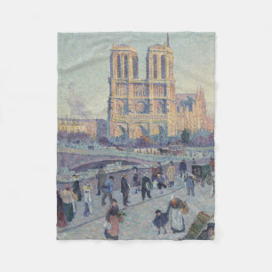 Manta Polar Catedral de Notre Dame de París Pintura clásica de