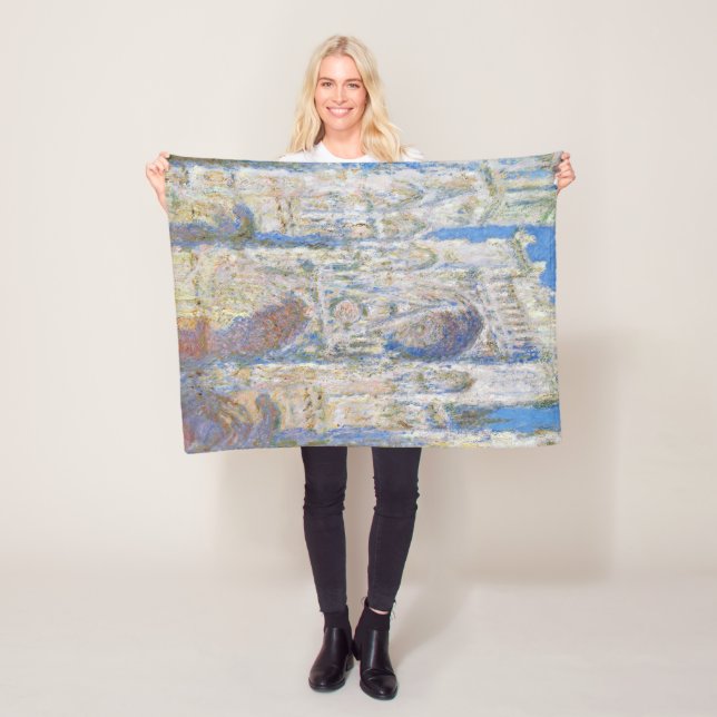 Manta Polar Catedral de Rouen (luz del sol), Monet (In situ)