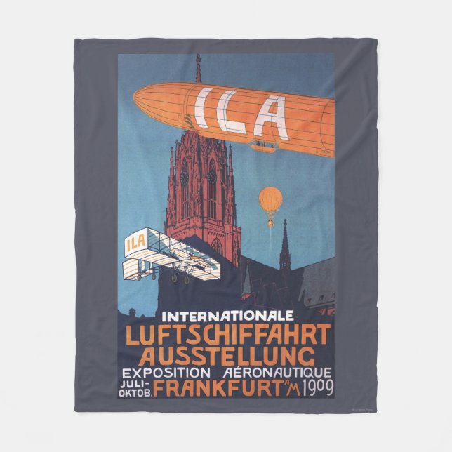 Manta Polar Catedral roja - 1ra exposición aeronáutica (Anverso)