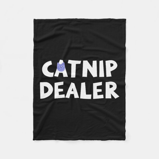 Manta Polar Catnip Er Gato Divertido  (Anverso)
