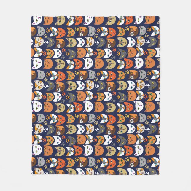 Manta Polar Cats Everywhere Cat Person (Anverso)