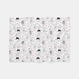 Manta Polar Cats Fleece Blanket