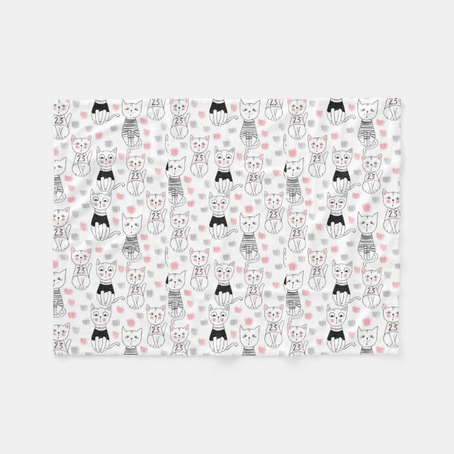 Manta Polar Cats Fleece Blanket (Frente (Horizontal))