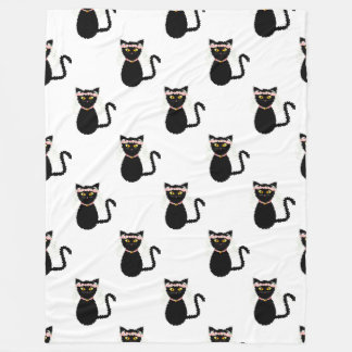 Manta Polar Cats negros 60x80 Fleece Blanket