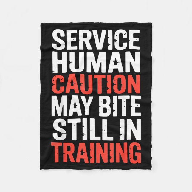Manta Polar Caution Service Human Bite Training Still May Humo (Anverso)