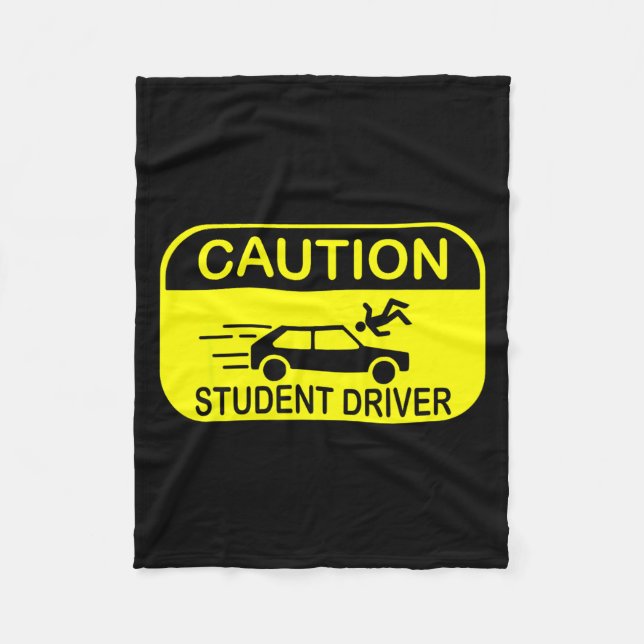 Manta Polar Caution Student Driver Funny  (Anverso)
