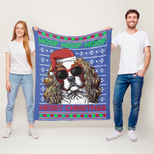 Manta Polar Cavalier King Charles Spaniel Dog Woof Merry Chris