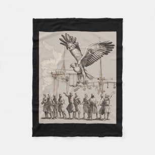 Manta Polar Caza de arte de la Falconería medieval