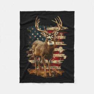 Manta Polar Caza De Caza De Cernícalos Whitetail 4 De Julio Ee