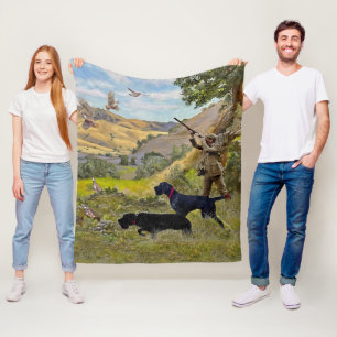 Manta Polar Caza de perdices de Chukar