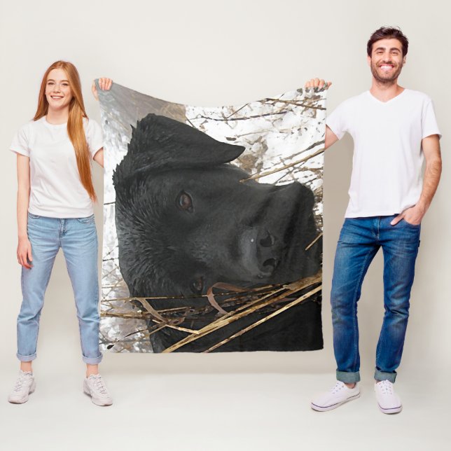 Manta Polar Caza de temporada tardía - Laboratorio negro - Lab (In situ)