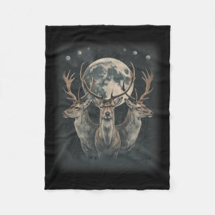 Manta Polar Caza divertida de venados con camisetas de caza