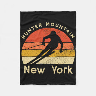 Manta Polar Cazador de esquí vintage montaña Nueva York Montañ