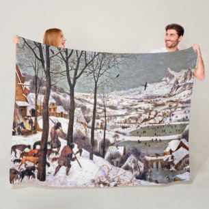Manta Polar Cazadores en la nieve, Pieter Bruegel, el anciano