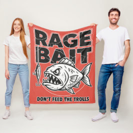 Manta Polar Ceba de Ira, No Alimentes a los Trolls