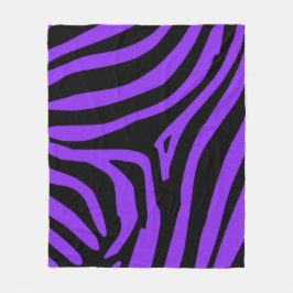 Manta Polar Cebra púrpura