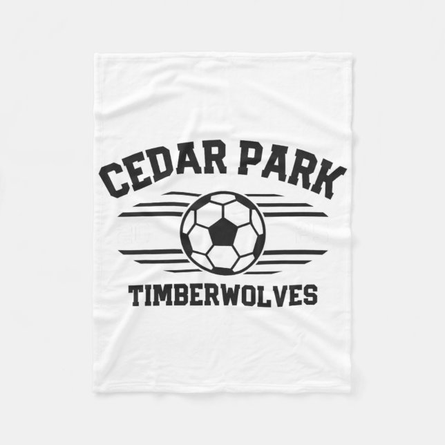 Manta Polar Cedar Park Timberwolves Fútbol Ll 2025  (Anverso)