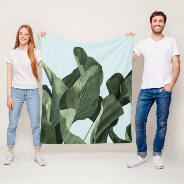 Manta Polar Celadon Palms (In situ)