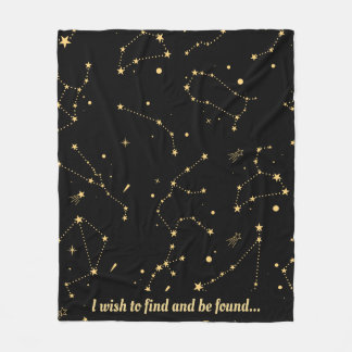 Manta Polar Celestial Constellations Stars Blanket