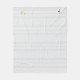 Manta Polar Celestial Scholar White and Gold Accent Blanket