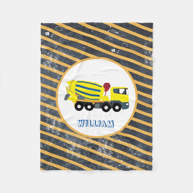 Manta Polar Cemento de concreto Camión Camión Camiones de cons (Anverso)