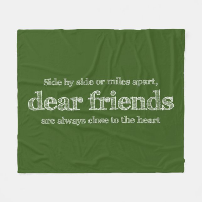 Manta Polar Cerca del corazón (Frente (Horizontal))