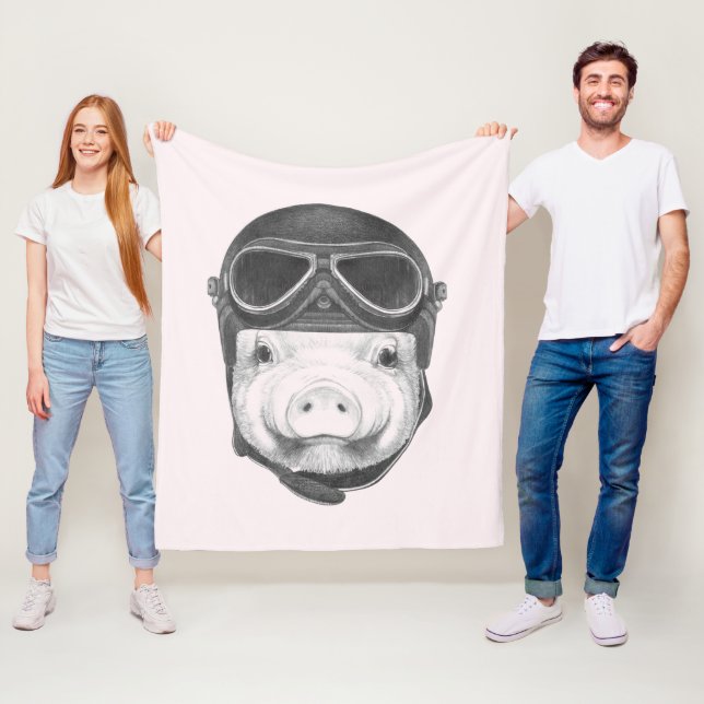 Manta Polar Cerdo del temerario (In situ)