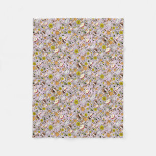 Manta Polar Cerdos de Guinea en rosa