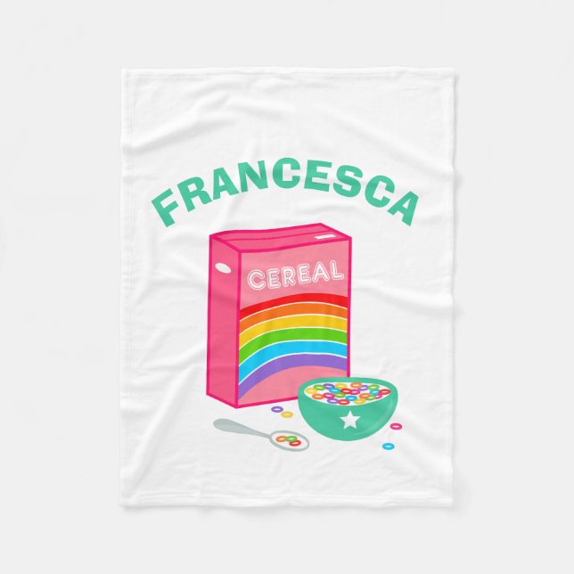 Manta Polar Cereal Rainbow (Anverso)